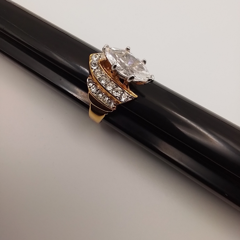 Faux Diamond Ring